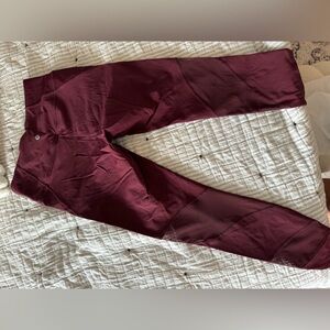 Lululemon Maroon Leggings with Mesh Details *Worn Once*